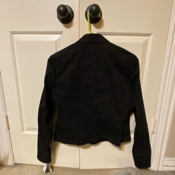 Ralph Lauren Black Jean Jacket sz 14 NWT - Picture 2 of 7